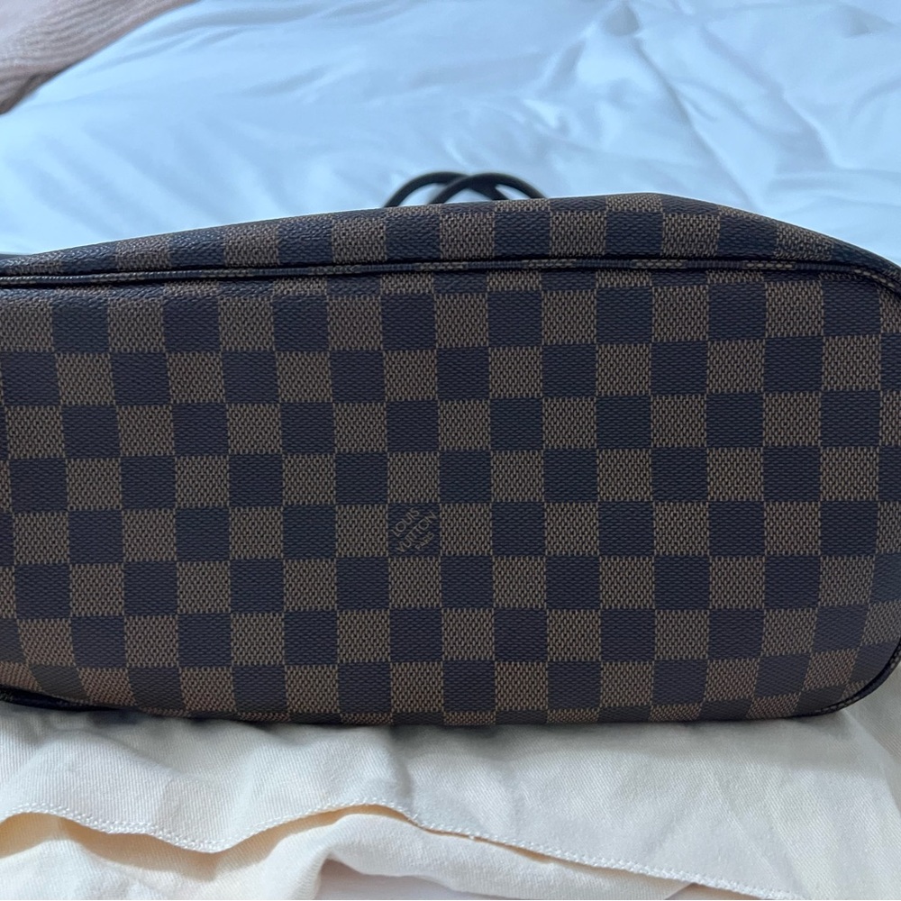 Louis Vuitton Neverfull MM Brown Checkered Tote - excellent condition - Picture 3 of 9